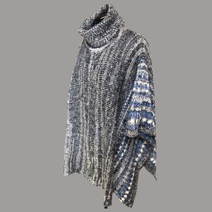 Turtleneck Poncho.. one size fits all
